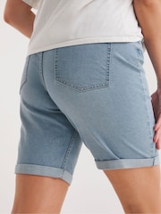 Hellblau - Simply Be 24/7 Knielange Shorts - Bild 2 von 4