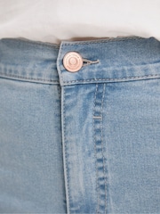 Hellblau - Simply Be 24/7 Knielange Shorts - Bild 4 von 4