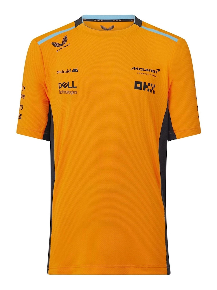 Fanatics Orange McLaren 2023 Team Set Up T-Shirt Kids - Image 2 of 4