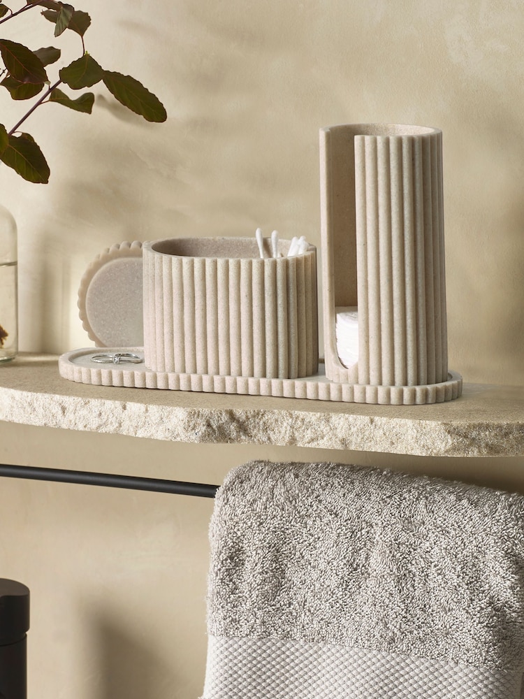 Natural Ribbed Storage Set - Image 1 of 4