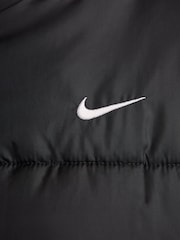 Nike Black Sportswear Classic Puffer Therma-FIT Loose Hooded Jacket - Image 11 of 11