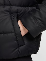 Nike Black Sportswear Classic Puffer Therma-FIT Loose Hooded Jacket - Image 9 of 11