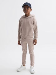 Reiss Taupe Ali Junior Garment Dye Jersey Joggers - Image 1 of 6