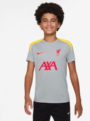 Nike Grey Liverpool FC Strike Training T-Shirt - Image 1 of 6