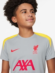 Nike Grey Liverpool FC Strike Training T-Shirt - Image 3 of 6