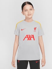Nike Grey Liverpool FC Strike Training T-Shirt - Image 4 of 6