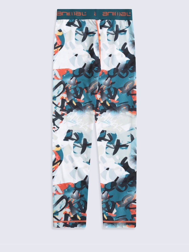 Animal Blue Piste Printed Techtherm Base Layer - Image 2 of 3