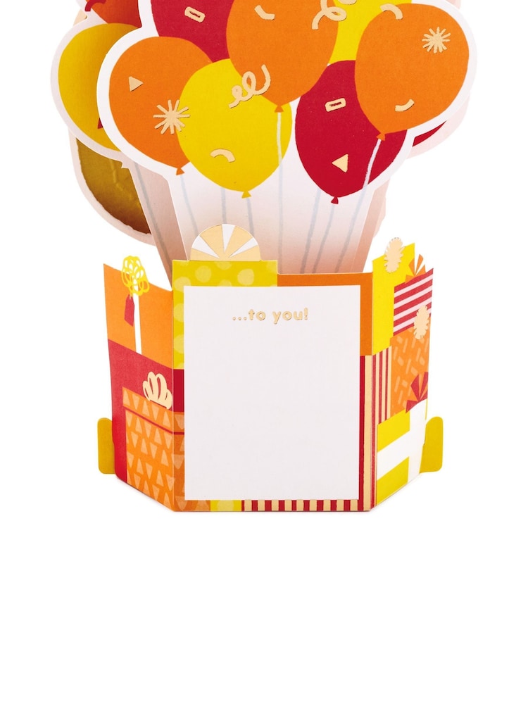 Hallmark Red 70th Birthday Card 3D Pop-Up Paper Wonder Design - Image 4 of 4 Hallmark Red 70th Birthday Card 3D Pop-Up Paper Wonder Design - Image 4 of 4