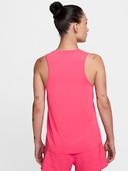 Nike Bright Pink One Swoosh Dri-FIT Graphic Running Tank Top - Image 2 of 6