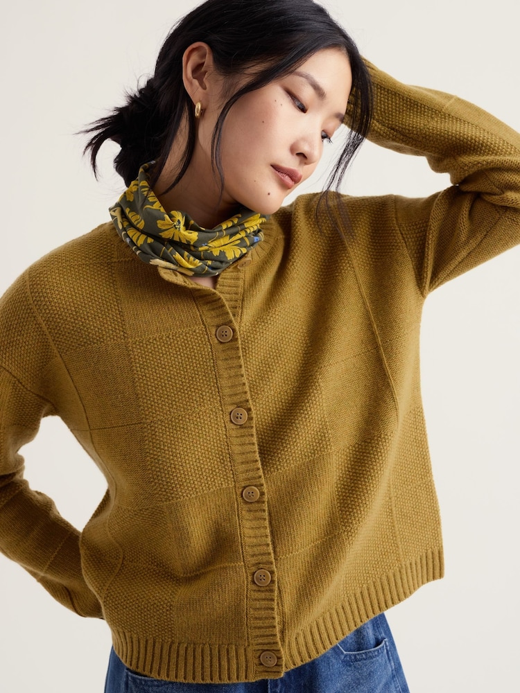 Seasalt Cornwall Yellow Coweth Cardigan - Image 2 of 5 Seasalt Cornwall Yellow Coweth Cardigan - Image 2 of 5