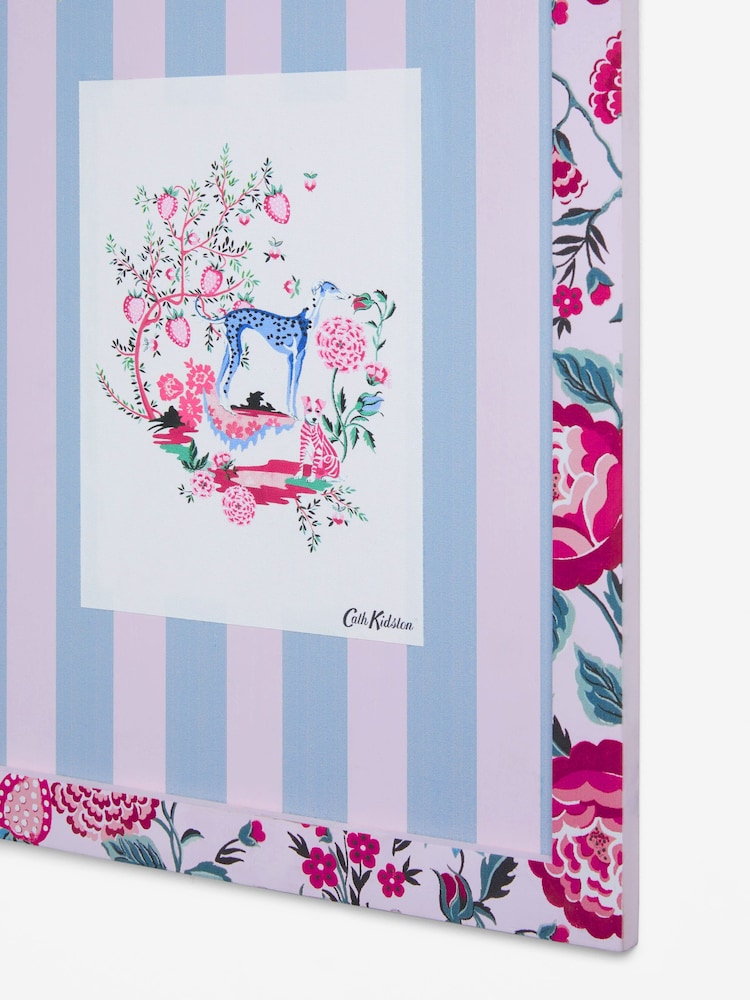Cath Kidston Blue/Pink Floral Wall Art - Image 9 of 9 Cath Kidston Blue/Pink Floral Wall Art - Image 9 of 9
