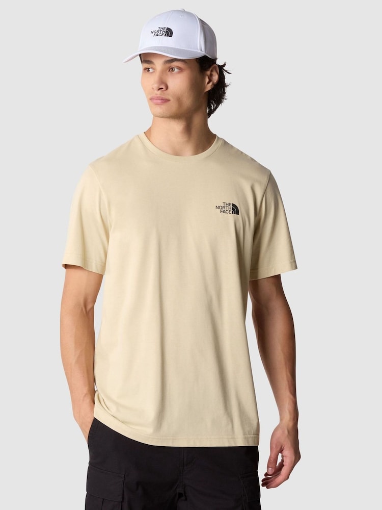 Castanho - Camiseta masculina Simple Dome The North Face - Imagem 1 de 5