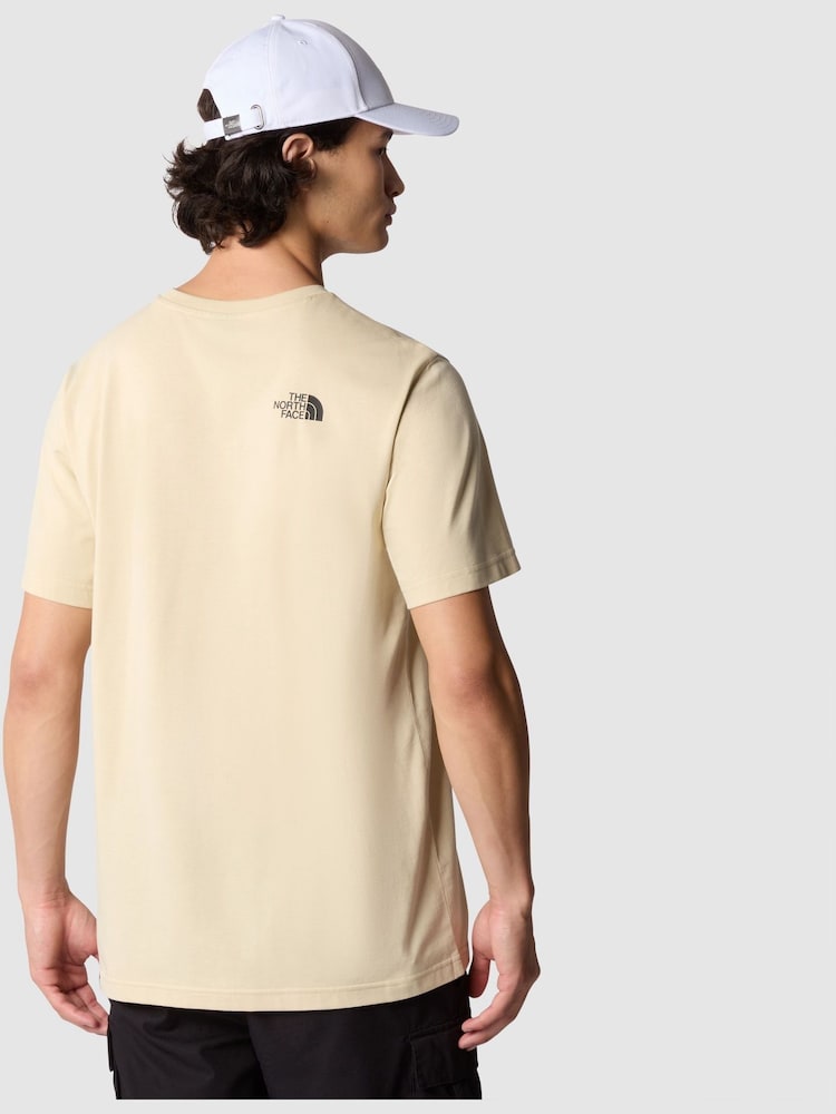 Castanho - Camiseta masculina Simple Dome The North Face - Imagem 2 de 5