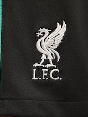 Nike Black Liverpool FC 24/25 Stadium Away Football Shorts - Image 6 of 9