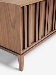 Jasper Conran London Walnut Belgrave Wide TV Unit - Image 11 of 11