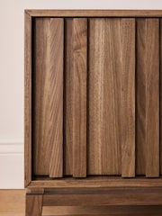 Jasper Conran London Walnut Belgrave Wide TV Unit - Image 5 of 11