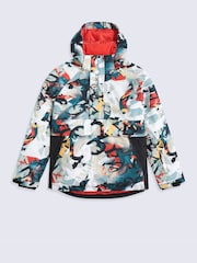 Animal Black Snowstorm Kids Waterproof Overhead Ski Jacket - Image 1 of 6