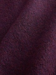 ბადრიჯნის იისფერი - Knitted Wide Leg Joggers - სურათი 3 3-დან