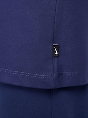 Nike Blue Tottenham Hotspur FC Wordmark T-Shirt - Image 6 of 6