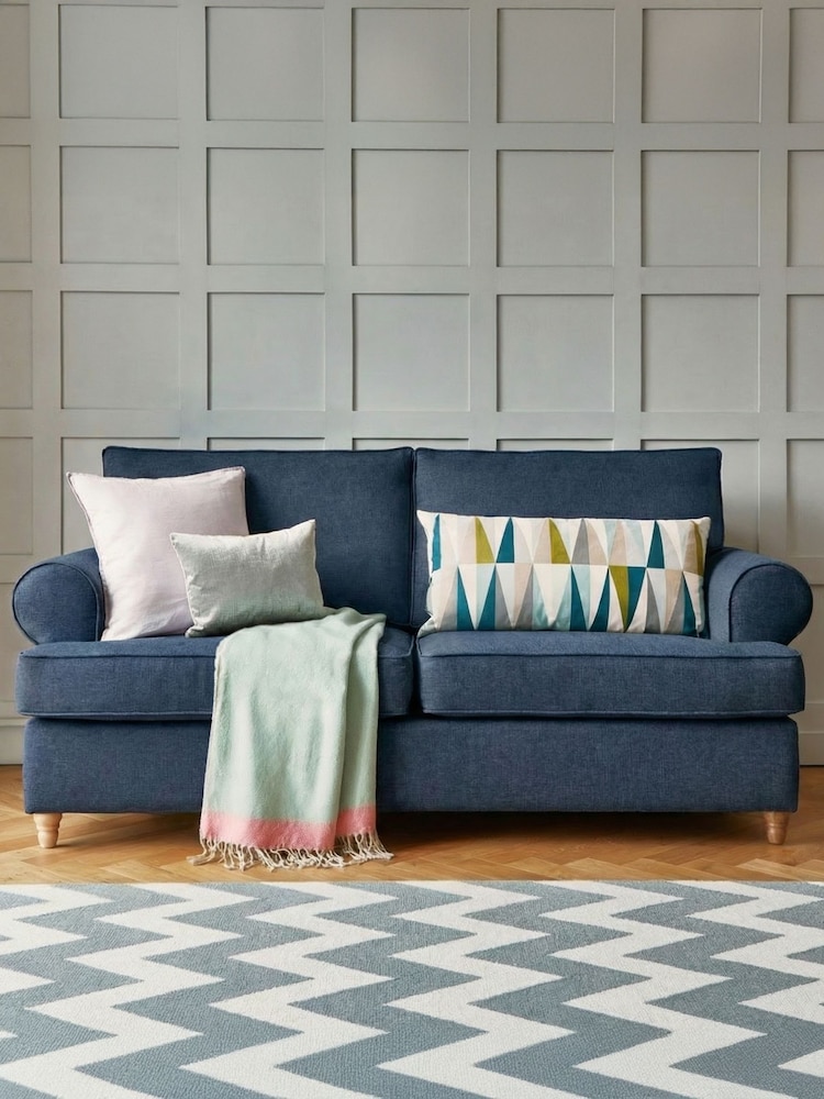 Willow & Hall Prussian Blue Buttermere Sofa Bed - Image 1 of 5 Willow & Hall Prussian Blue Buttermere Sofa Bed - Image 1 of 5