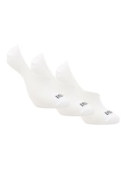 Blanco - Pack de 3 pares de calcetines deportivos invisibles de Lyle & Scott - Imagen 1 de 3