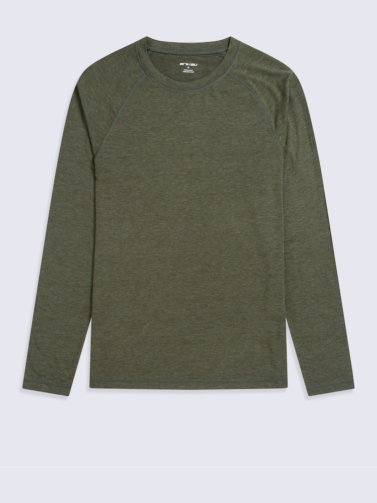 Animal Green Keep the Heat Base Layer Long Sleeve Top - Image 1 of 4 Animal Green Keep the Heat Base Layer Long Sleeve Top - Image 1 of 4