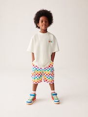Ecru - Little Bird by Jools Oliver Relaxed Fit 100% Cotton Mânecă scurtă Colorful Tricou - Imaginea 1 din 10