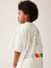 Ecru - Little Bird by Jools Oliver Relaxed Fit 100% Cotton Mânecă scurtă Colorful Tricou - Imaginea 2 din 10