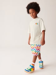 Ecru - Little Bird by Jools Oliver Relaxed Fit 100% Cotton Mânecă scurtă Colorful Tricou - Imaginea 5 din 10