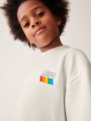 Ecru - Little Bird by Jools Oliver Relaxed Fit 100% Cotton Mânecă scurtă Colorful Tricou - Imaginea 6 din 10
