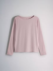 The Set 3 Pack Essentials Long Sleeve Pyjamas Burgundy Red/Pink/Grey - Image 6 of 9
