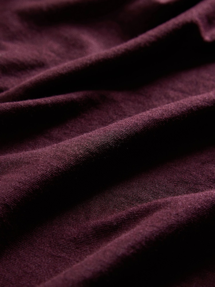 The Set 3 Pack Essentials Long Sleeve Pyjamas Burgundy Red/Pink/Grey - Image 9 of 9