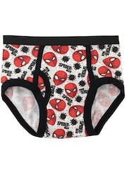 Character Silver Spiderman 100% Cotton Briefs Packs of 5 - Image 3 of 5