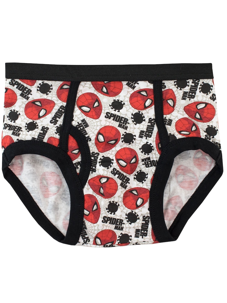 Character Silver Spiderman 100% Cotton Briefs Packs of 5 - Image 3 of 5
