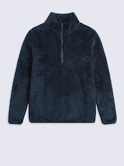 Animal Blue Teddy Half Zip Fleece - Image 1 of 5