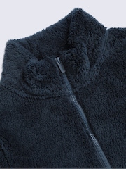 Animal Blue Teddy Half Zip Fleece - Image 3 of 5