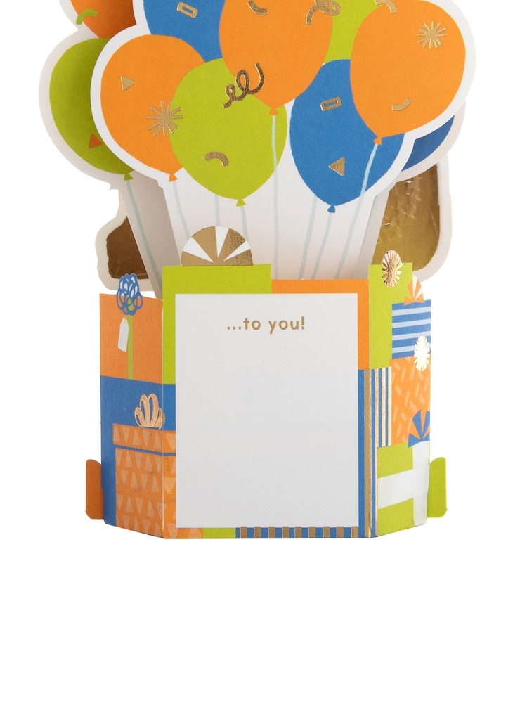 Hallmark Orange 21st Birthday Card 3D Pop-Up Paper Wonder Design - Image 4 of 4 Hallmark Orange 21st Birthday Card 3D Pop-Up Paper Wonder Design - Image 4 of 4