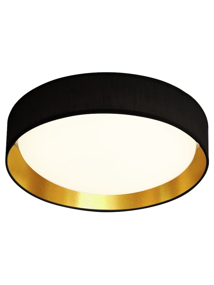 Searchlight Grey Laurel Gold LED Flush Ceiling Light - Image 2 of 3