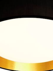 Searchlight Grey Laurel Gold LED Flush Ceiling Light - Image 3 of 3