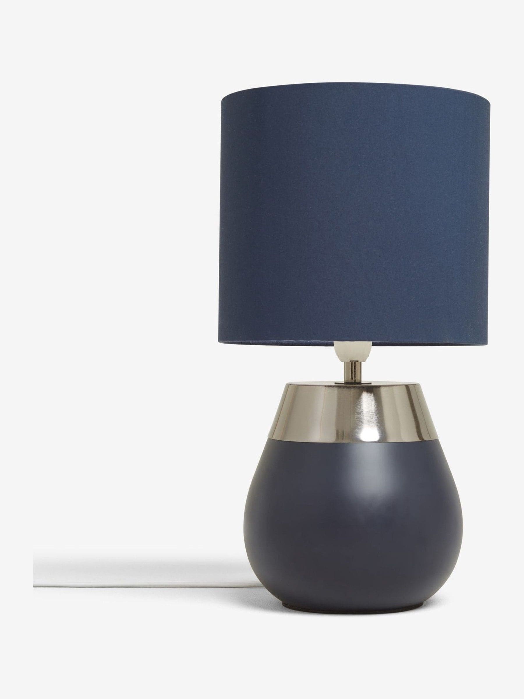 Navy touch lamp new arrivals