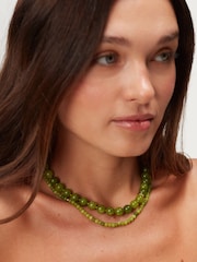 Anni Lu Green Ball Necklace - Image 4 of 4