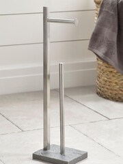 Chrome Milana Stand And Store Toilet Roll Holder - Image 1 of 5