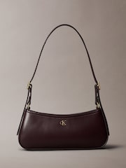 Calvin Klein Red Small Monogram Logo Shoulder Bag - Image 2 of 6