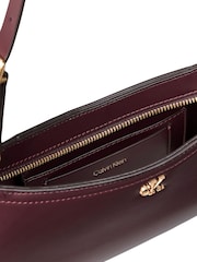 Calvin Klein Red Small Monogram Logo Shoulder Bag - Image 5 of 6