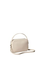Calvin Klein White Monogram Logo Cross-Body Camera Bag - Image 3 of 4