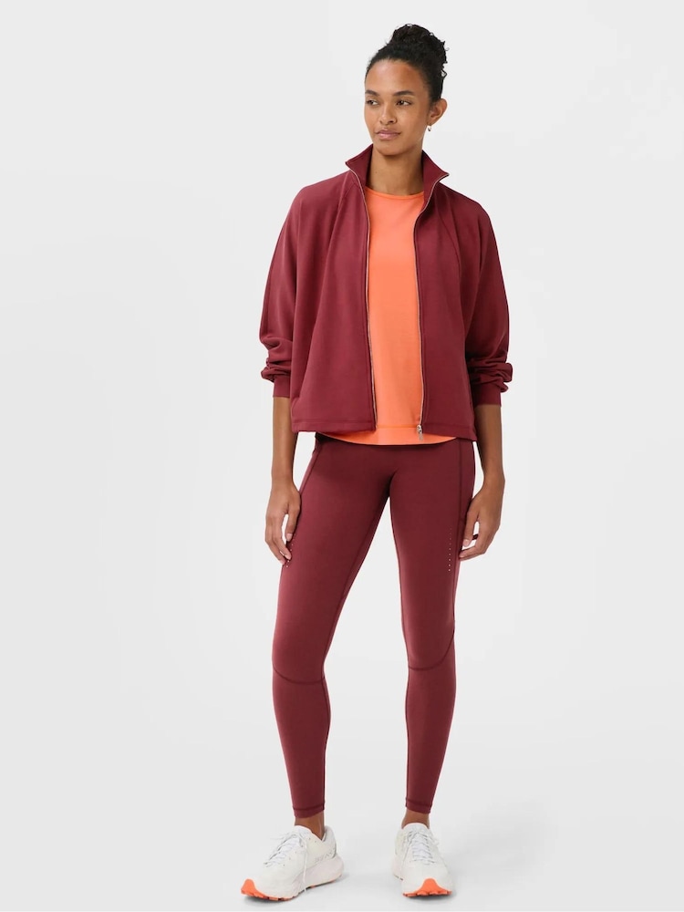 Sweaty Betty Orange Breathe Easy Mesh T-Shirt - Image 1 of 6