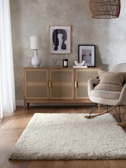 Cream Whistler Extra Soft Shaggy Rug - Image 1 of 7