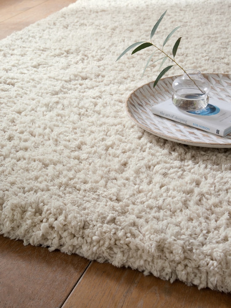 Cream Whistler Extra Soft Shaggy Rug - Image 2 of 7