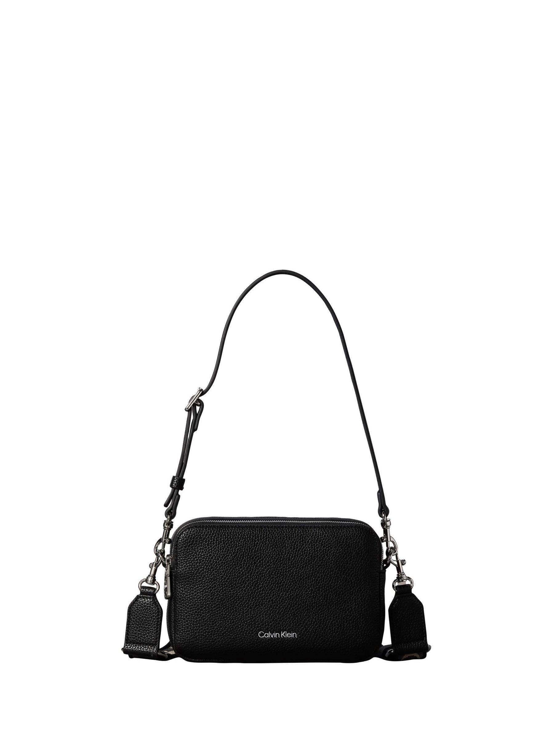 Calvin Klein Logo Strap Camera Bag - Black - Image 3