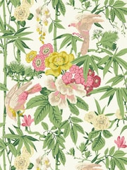 Sanderson Green Bamboo  Birds 10.05M Wallpaper - Image 1 of 1